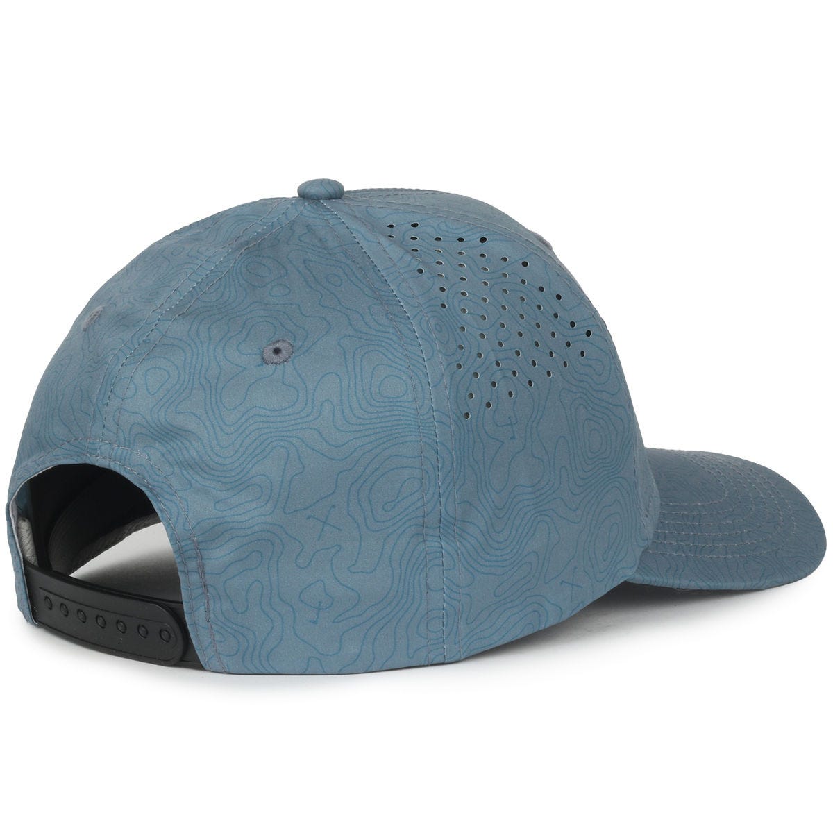 Legendary Headwear TUNNELS Perforated Structured Snapback Cap - Topo Ocean