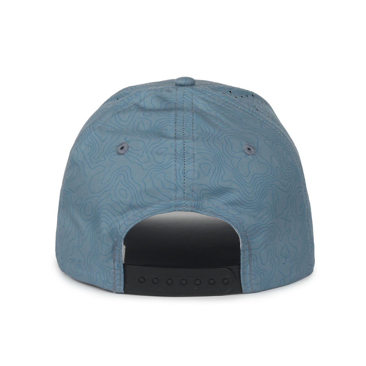 Legendary Headwear TUNNELS Perforated Structured Snapback Cap - Topo Ocean