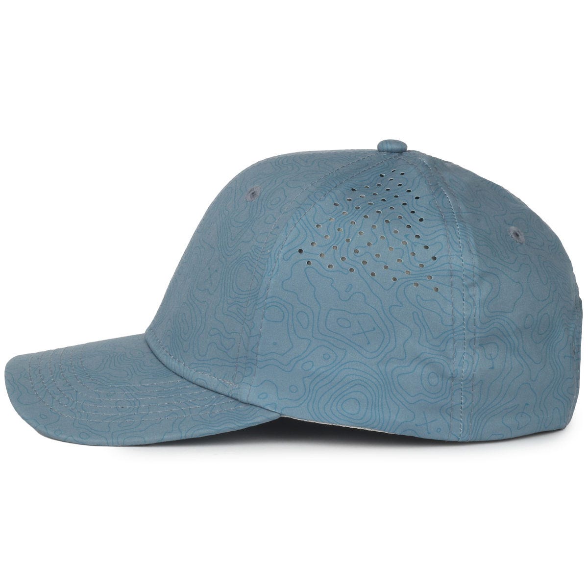 Legendary Headwear TUNNELS Perforated Structured Snapback Cap - Topo Ocean