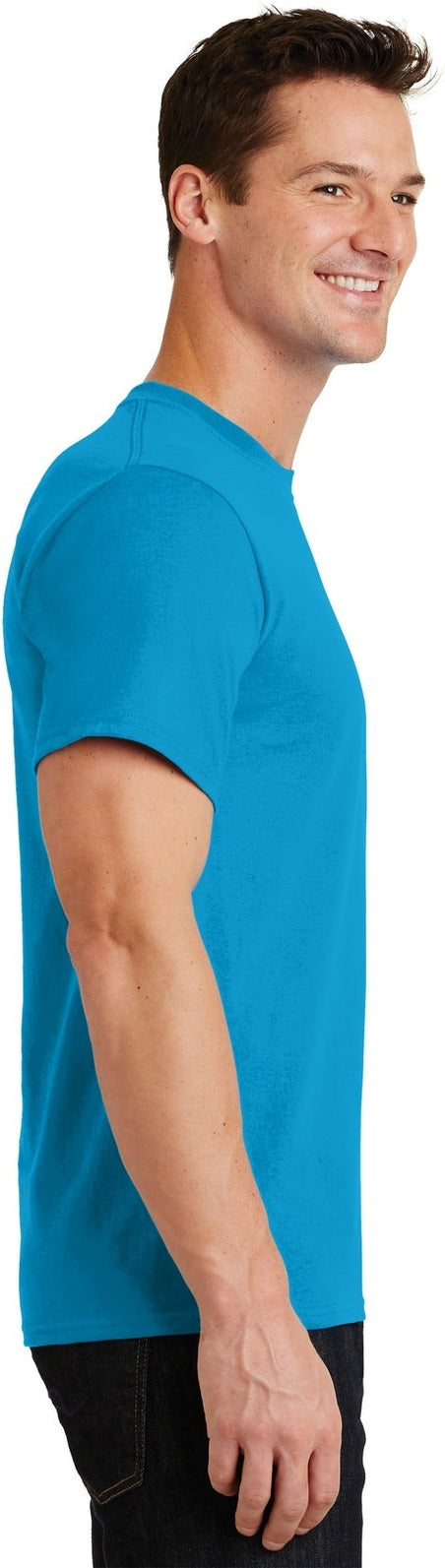 Turquoise Port & Co Essential Tee. PC61