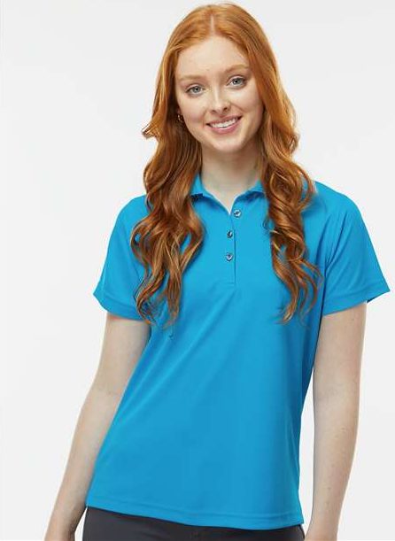 Turquoise Women's Saratoga Performance Mini Mesh Polo - 104
