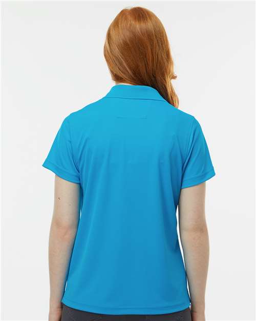 Turquoise Women's Saratoga Performance Mini Mesh Polo - 104