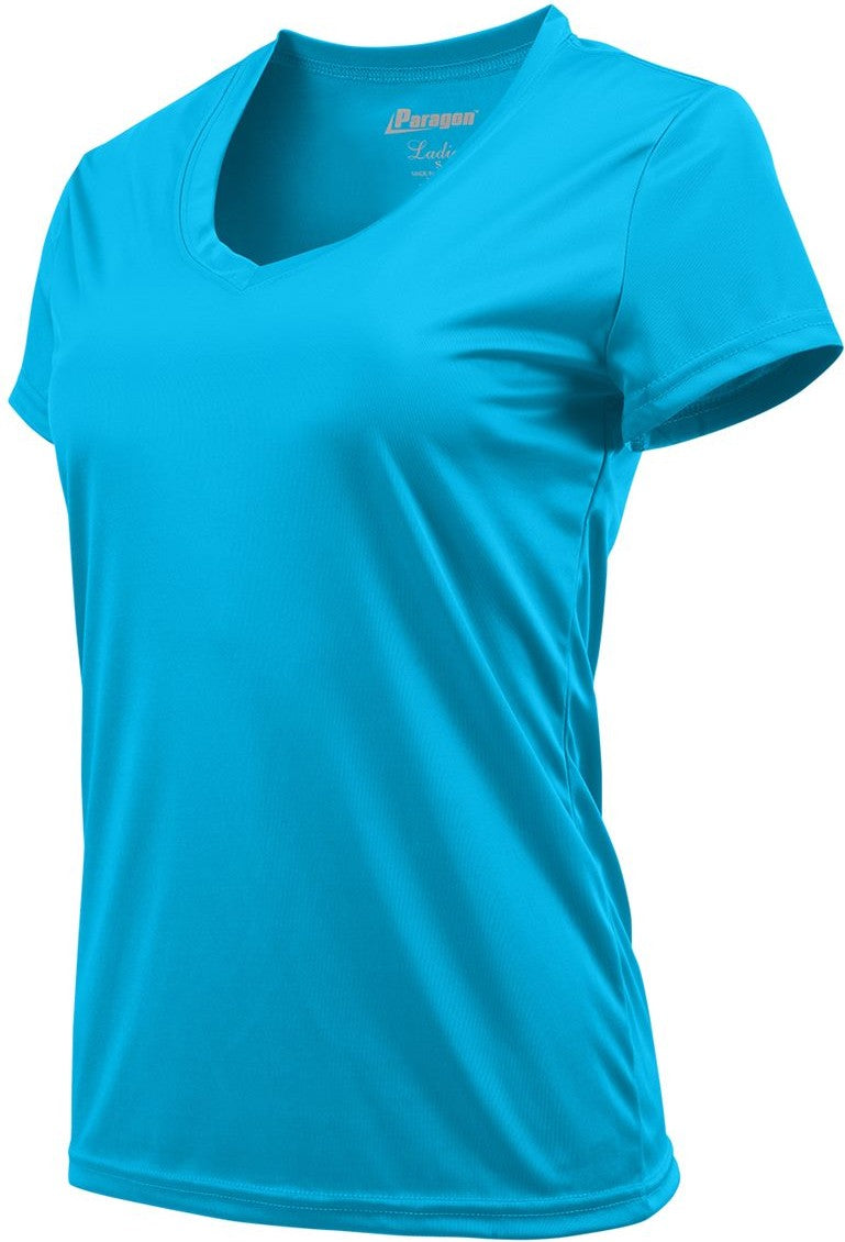 Turquoise Women's Vera V-Neck T-Shirt - 203
