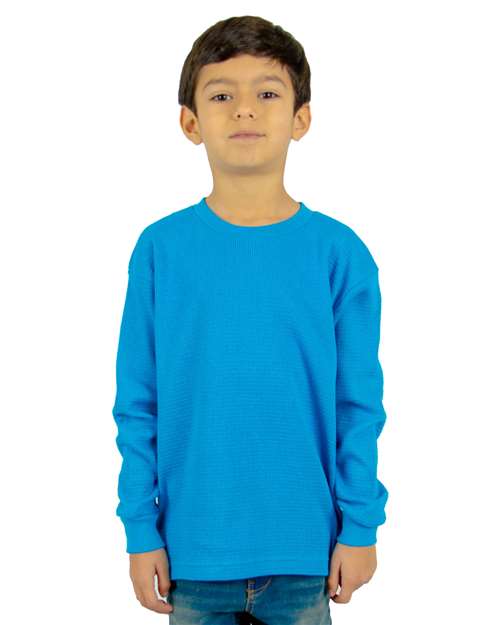 Turquoise Youth Thermal T-Shirt - SHTHRMY