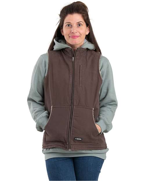 Tuscan Women's Sherpa-Lined Softstone Duck Vest - WV15