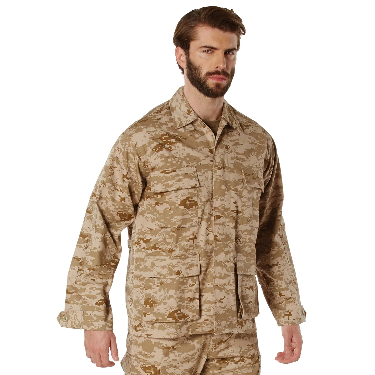 Twill Bdu Shirt - Desert Digital Camo / Xs
