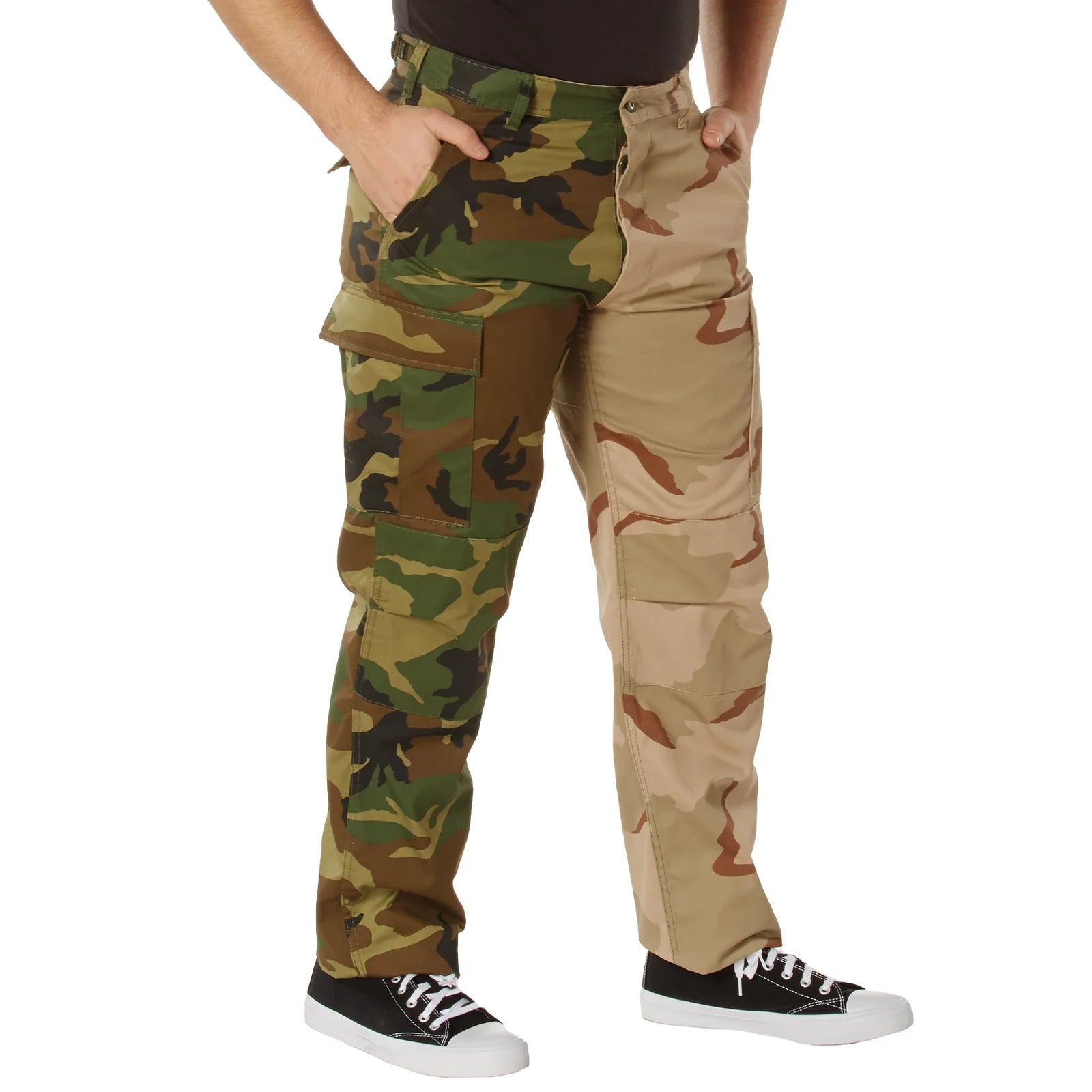 Two-tone Camo Bdu Pants - s
