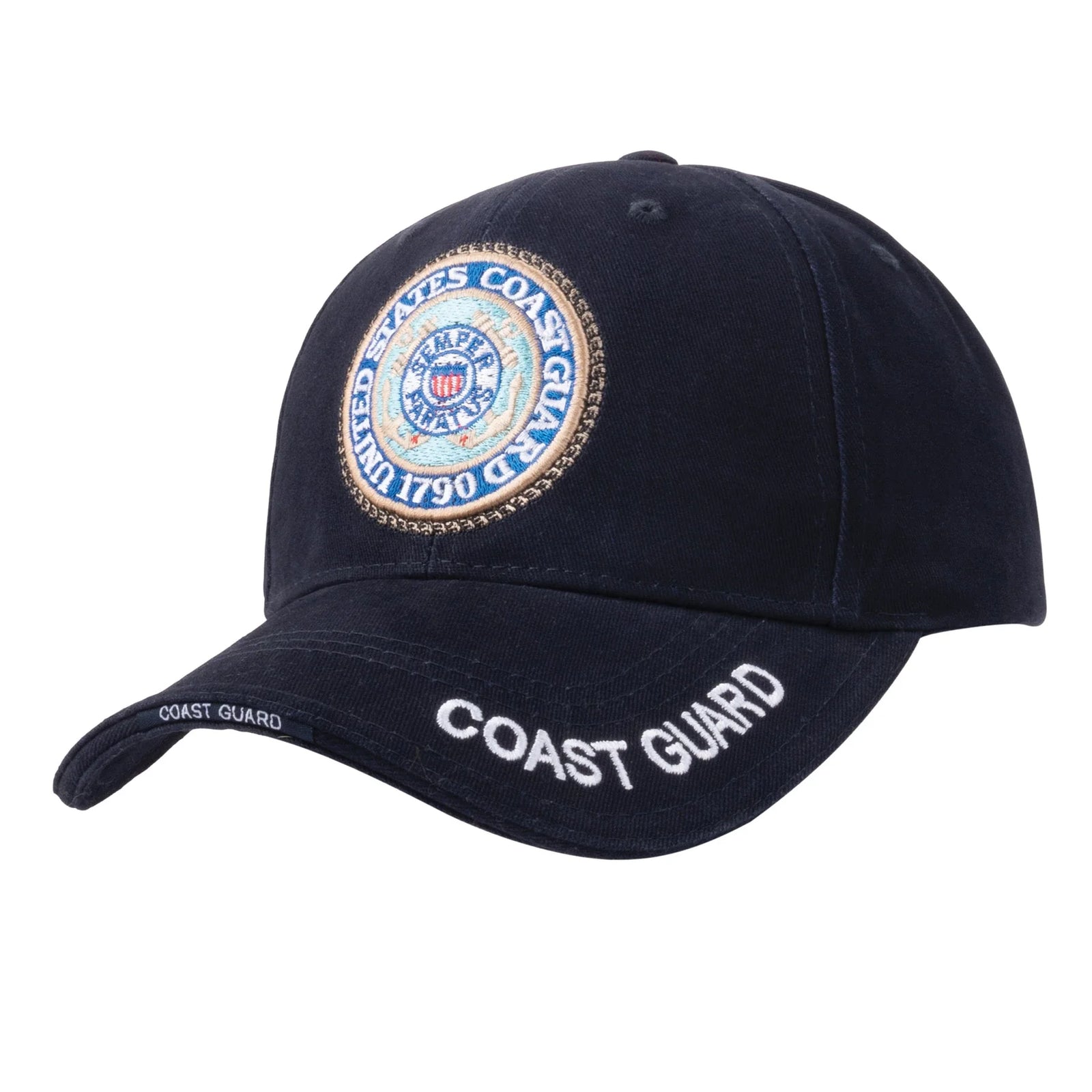 U.s. Coast Guard Deluxe Low Profile Insignia Cap