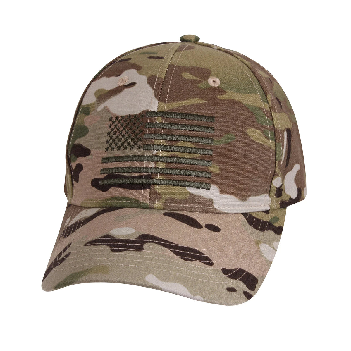 U.s. Flag Low Profile Cap - Multicam