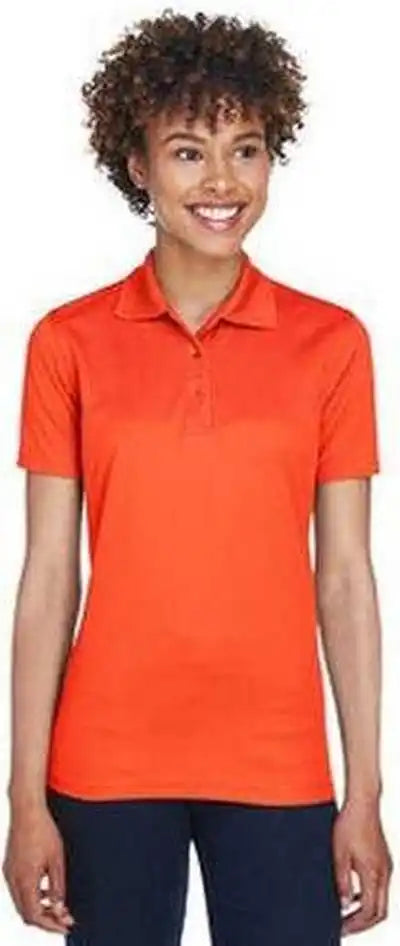 Ultraclub 8210l Ladies’ Cool &amp; Dry Mesh Piqupolo Orange