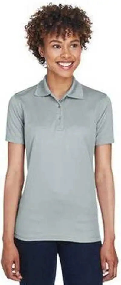Ultraclub 8210l Ladies’ Cool & Dry Mesh Piqupolo - Silver