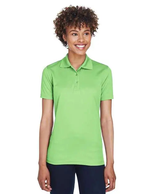 Ultraclub 8210l Women’s Cool & Dry Mesh Piqué Polo - Light Green
