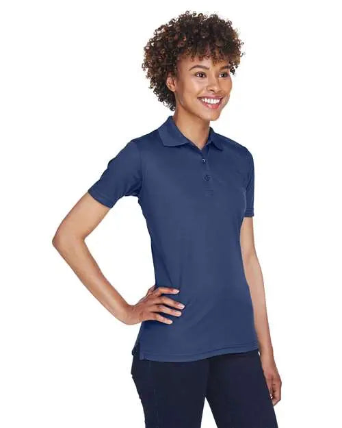 Ultraclub 8210l Women’s Cool & Dry Mesh Piqué Polo - Navy