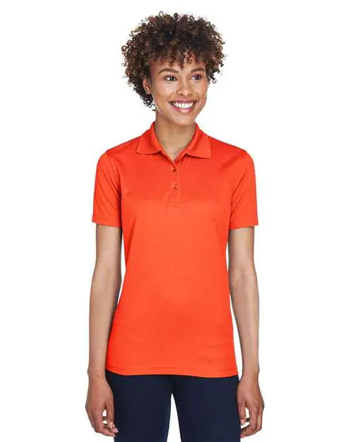 Ultraclub 8210l Women’s Cool & Dry Mesh Piqué Polo - Orange