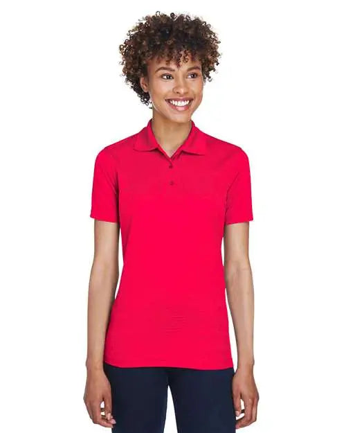 Ultraclub 8210l Women’s Cool & Dry Mesh Piqué Polo - Red
