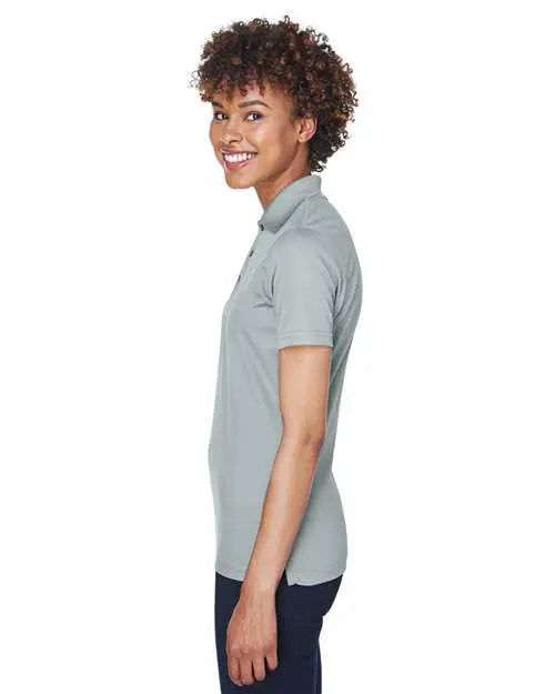 Ultraclub 8210l Women’s Cool & Dry Mesh Piqué Polo - Silver