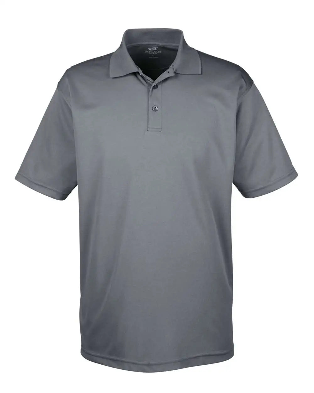 Ultraclub 8210u Men’s Cool & Dry Mesh Piqué Polo - 8210 - Charcoal - Adult s