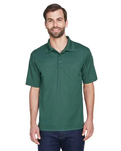 Ultraclub 8210u Men’s Cool & Dry Mesh Piqué Polo - 8210 - Forest Green