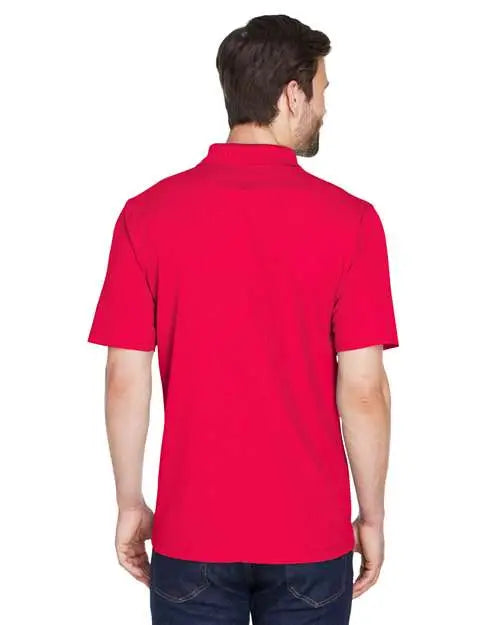 Ultraclub 8210u Men’s Cool & Dry Mesh Piqué Polo - 8210 - Red