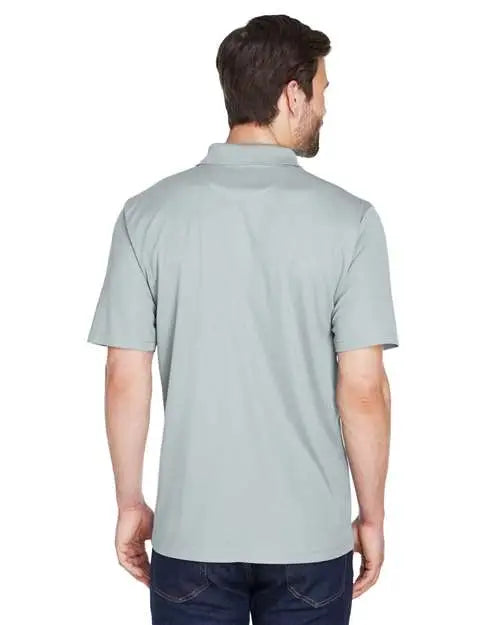 Ultraclub 8210u Men’s Cool & Dry Mesh Piqué Polo - 8210 - Silver