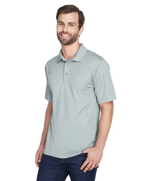 Ultraclub 8210u Men’s Cool & Dry Mesh Piqué Polo - 8210 - Silver