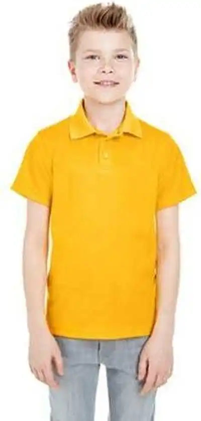 Ultraclub 8210y Youth Cool & Dry Mesh Piqupolo Gold