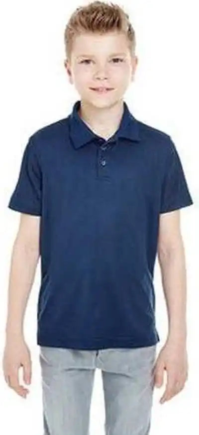 Ultraclub 8210y Youth Cool & Dry Mesh Piqupolo Navy
