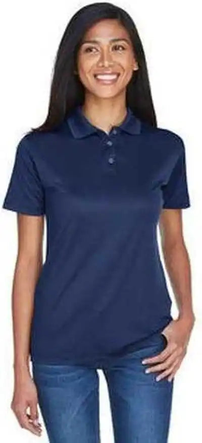 Ultraclub 8404 Ladies’ Cool & Dry Sport Polo Navy