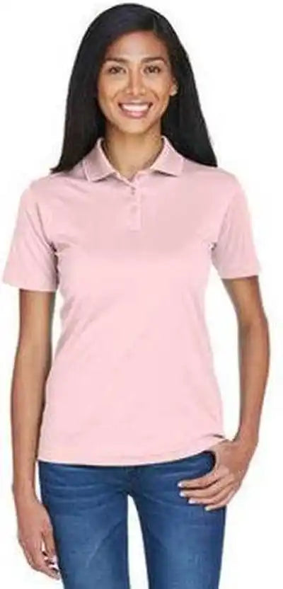 Ultraclub 8404 Ladies’ Cool & Dry Sport Polo - Pink