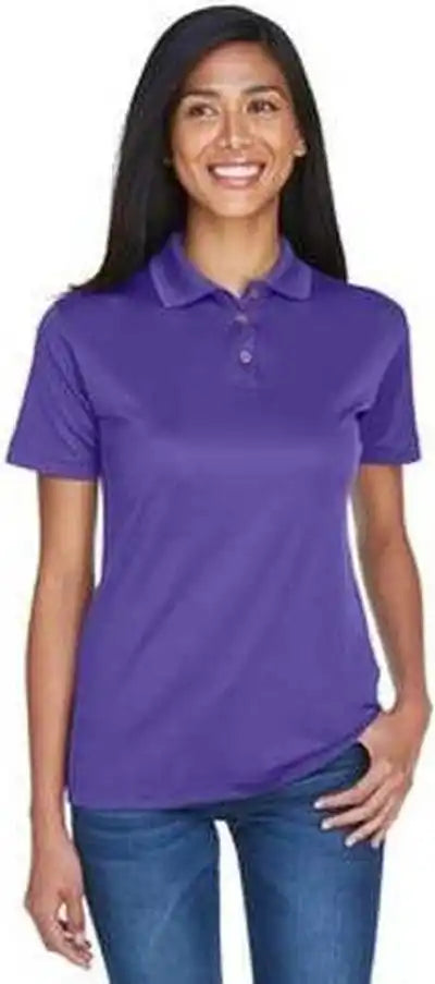 Ultraclub 8404 Ladies’ Cool &amp; Dry Sport Polo Purple
