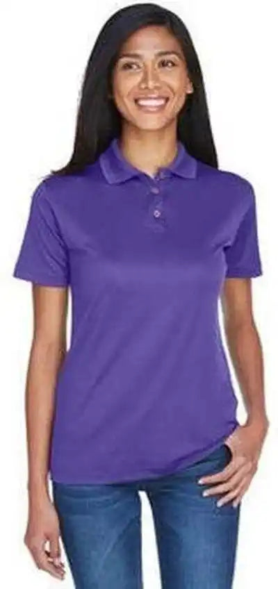 Ultraclub 8404 Ladies’ Cool &amp; Dry Sport Polo Purple