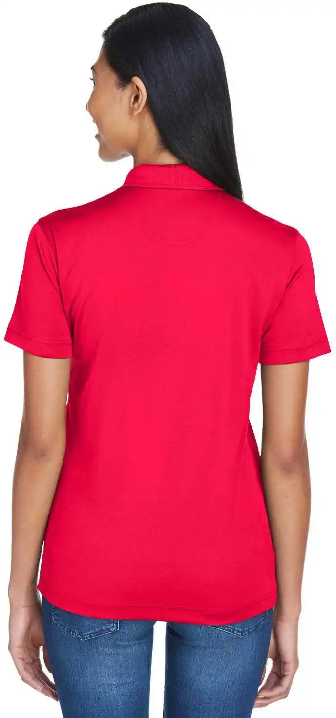 Ultraclub 8404 Ladies’ Cool &amp; Dry Sport Polo Red