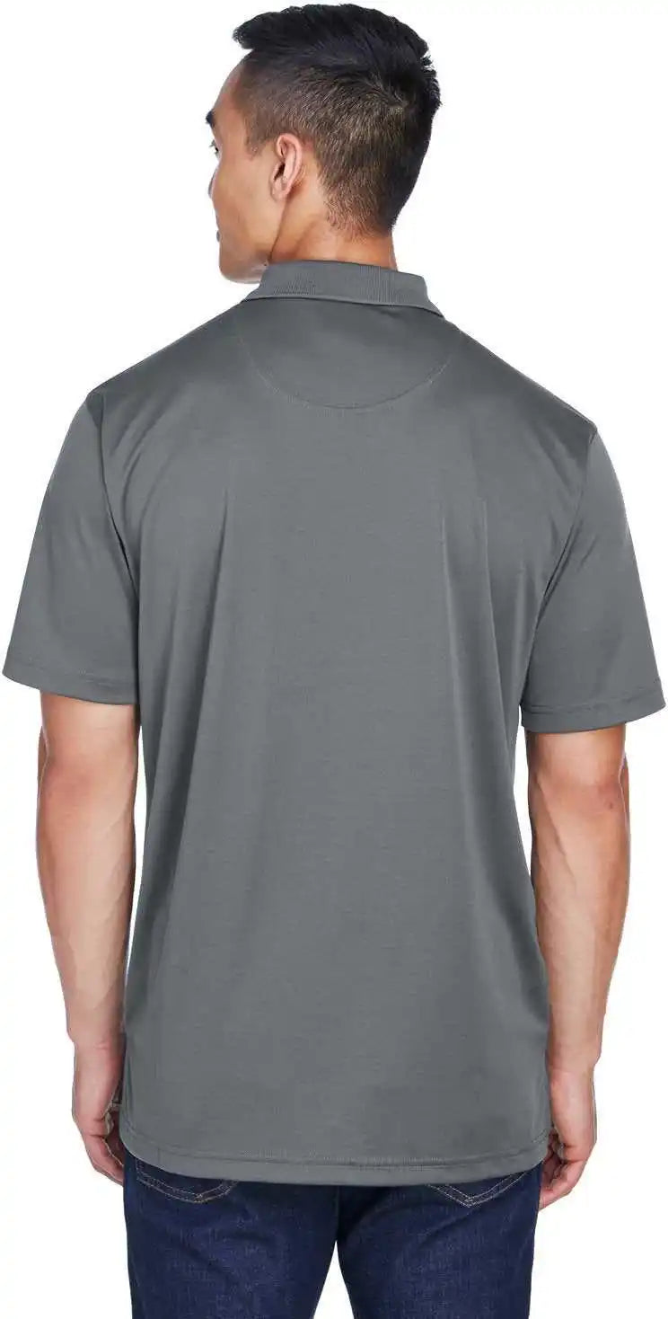 Ultraclub 8405 Men’s Cool &amp; Dry Sport Polo - Charcoal