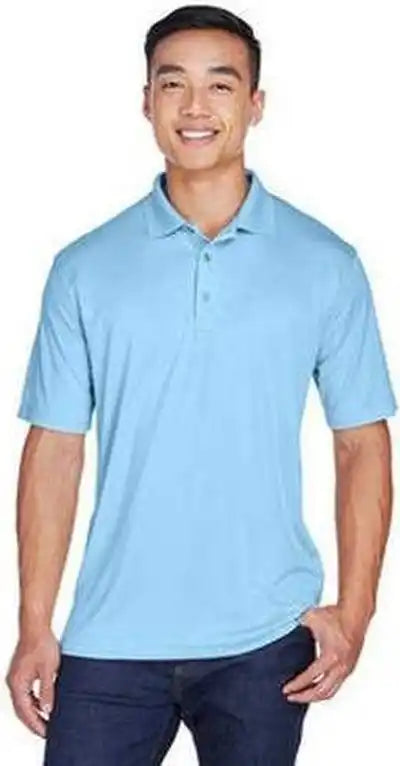 Ultraclub 8405 Men’s Cool & Dry Sport Polo - Columbia Blue
