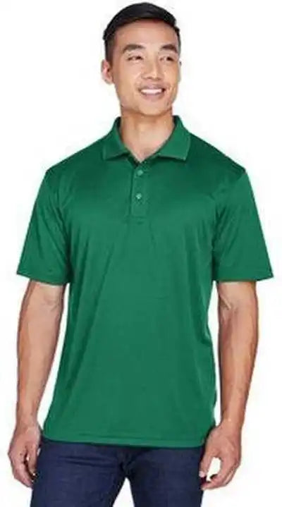 Ultraclub 8405 Men’s Cool &amp; Dry Sport Polo Forest Green