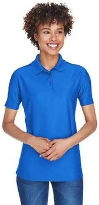 Ultraclub 8414 Ladies’ Cool &amp; Dry Elite Performance Polo - Royal