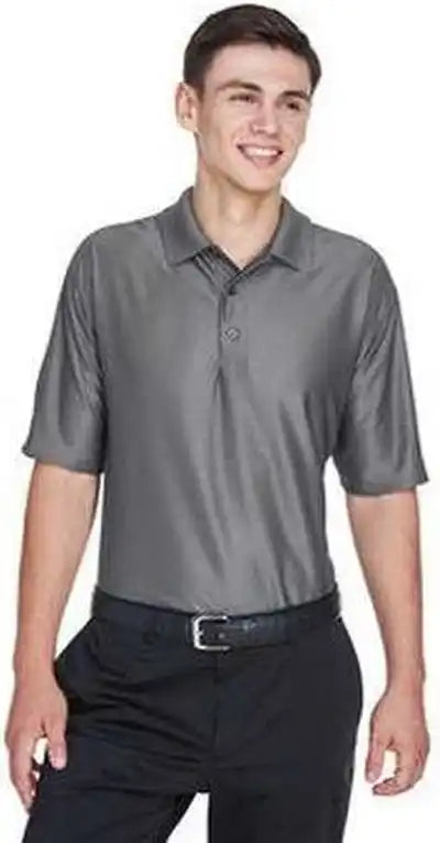 Ultraclub 8415 Men’s Cool &amp; Dry Elite Performance Polo - Charcoal