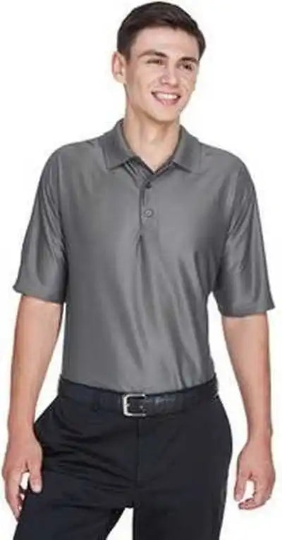 Ultraclub 8415 Men’s Cool &amp; Dry Elite Performance Polo - Charcoal