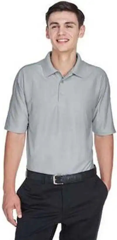 Ultraclub 8415 Men’s Cool &amp; Dry Elite Performance Polo Gray