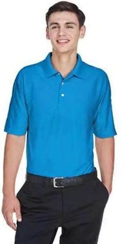 Ultraclub 8415 Men’s Cool &amp; Dry Elite Performance Polo Pacific Blue