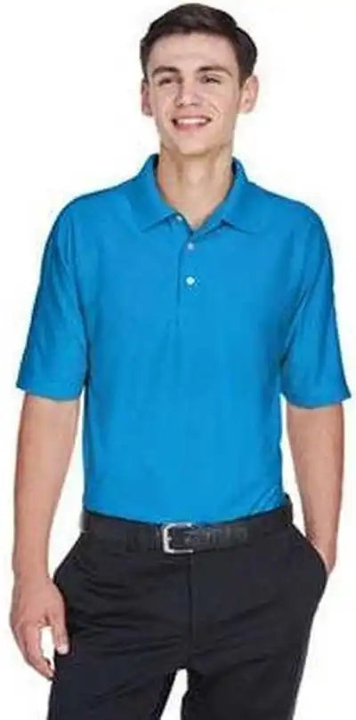 Ultraclub 8415 Men’s Cool &amp; Dry Elite Performance Polo Pacific Blue