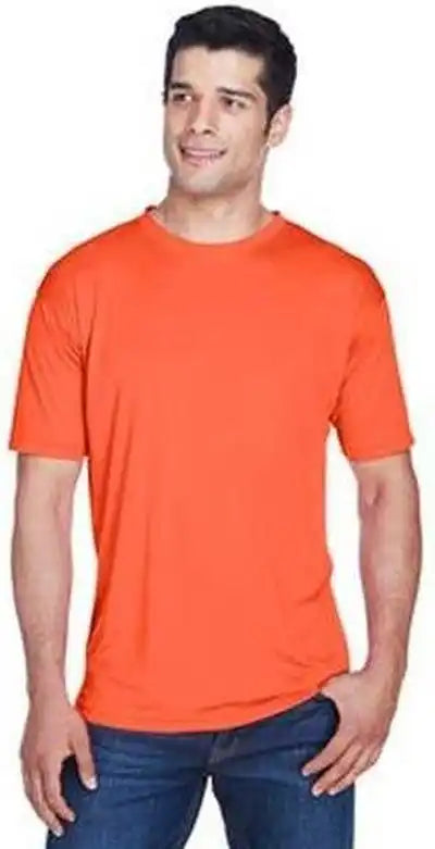 Ultraclub 8420 Men’s Cool & Dry Sport Performance Interlockt-shirt - Orange