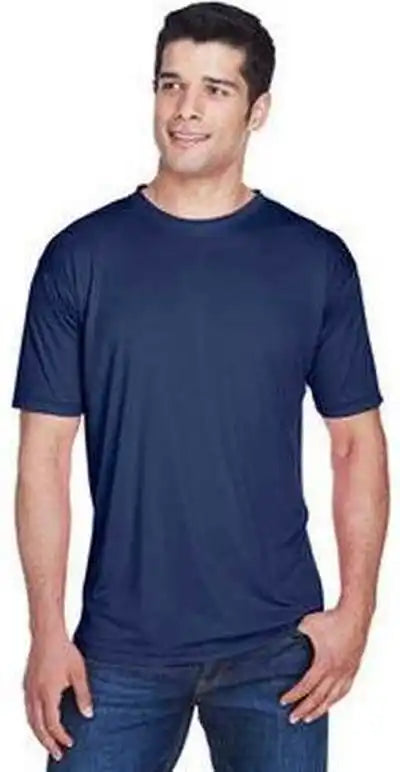 Ultraclub 8420 Men’s Cool & Dry Sport Performance Interlockt-shirt - Navy