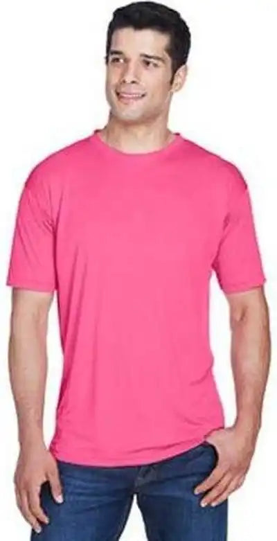 Ultraclub 8420 Men’s Cool &amp; Dry Sport Performance Interlockt Shirt Heliconia