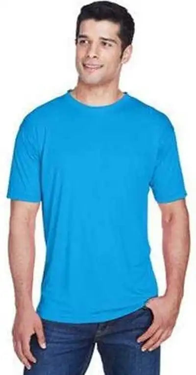 Ultraclub 8420 Men’s Cool & Dry Sport Performance Interlockt Shirt Sapphire