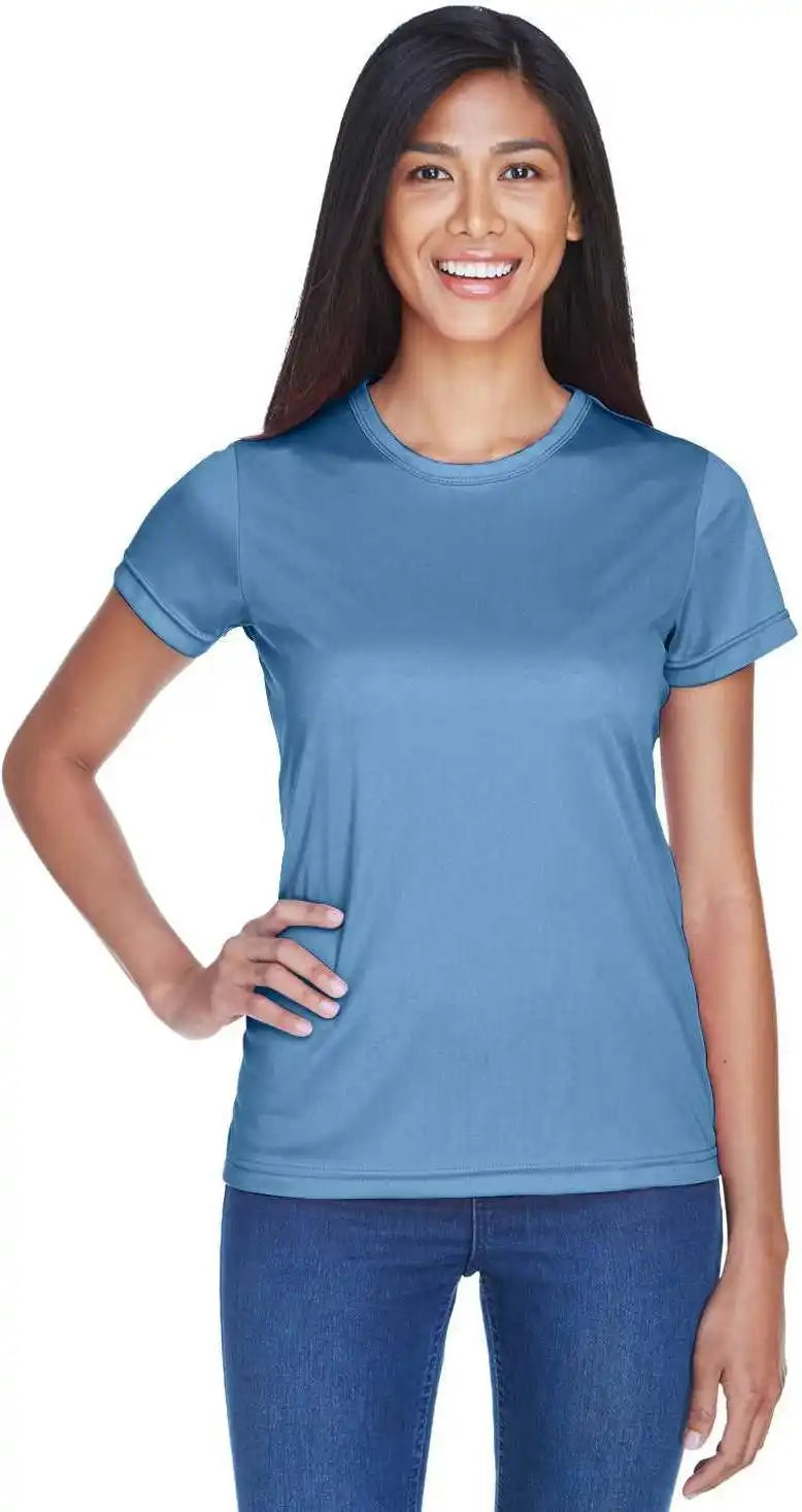 Ultraclub 8420l Ladies’ Cool & Dry Sport Performance Interlockt-shirt - Indigo