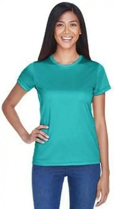 Ultraclub 8420l Ladies’ Cool & Dry Sport Performance Interlockt-shirt - Jade