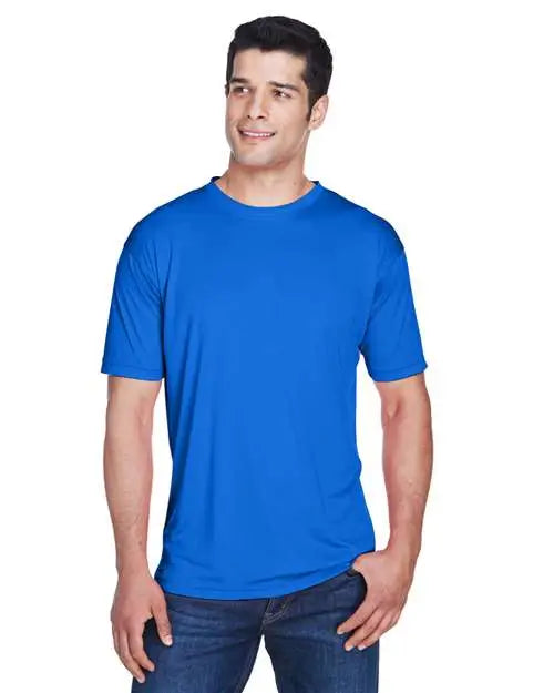 Ultraclub 8420u Men’s Cool & Dry Sport Performance Interlock T-shirt - 8420 - Royal