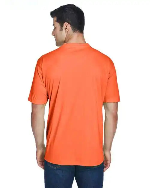 Ultraclub 8420u Men’s Cool &amp; Dry Sport Performance Interlock T-shirt - 8420 - Bright Orange