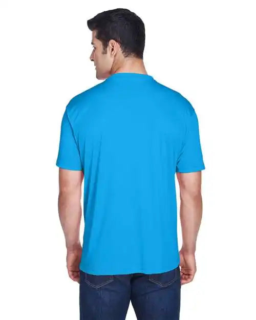 Ultraclub 8420u Men’s Cool &amp; Dry Sport Performance Interlock T-shirt - 8420 - Sapphire